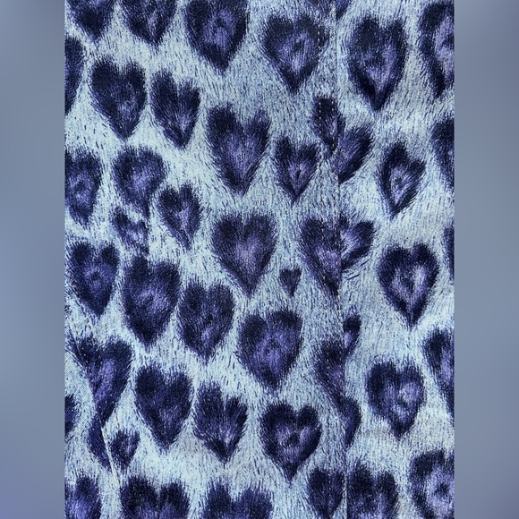 Rare vintage y2k Moschino Jeans animal heart print zip up jacket. Sz 4 - Picture 9 of 16